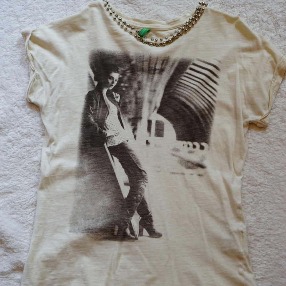 "Bad Girl" T-Shirt with Embelishments